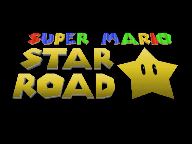 Super Mario Star Road Title Screen